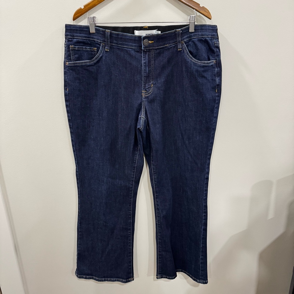 Classic Dark Blue Denim Jeans